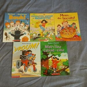 Munsch Marilou, Bouh, Vroum, Biscuits, Maquillage, Mouffette by Robert Munsch x
